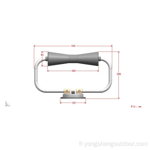 Outils pour pousser le kayak sur le toit